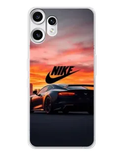 Чохол для Nothing CMF Phone 2 Pro з картинкою «Nike та суперкар»