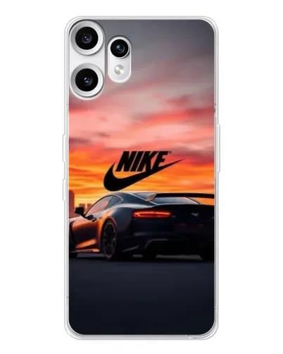 Чохол для Nothing CMF Phone 2 Pro з картинкою «Nike та суперкар»