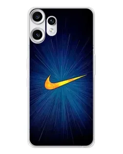 Чехол для Nothing CMF Phone 2 Pro с картинкой «Синий пульс Nike»