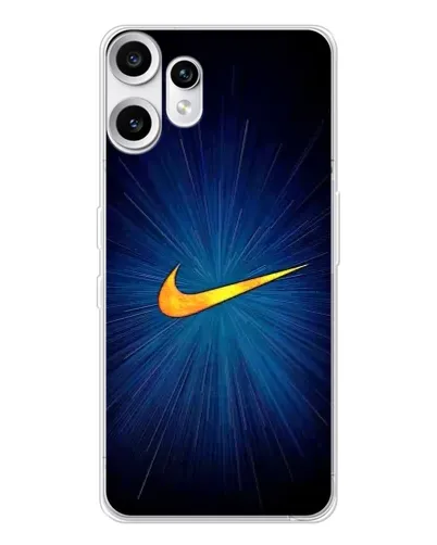 Чехол для Nothing CMF Phone 2 Pro с картинкой «Синий пульс Nike» Чехол для Nothing CMF Phone 2 Pro с картинкой «Синий пульс Nike»