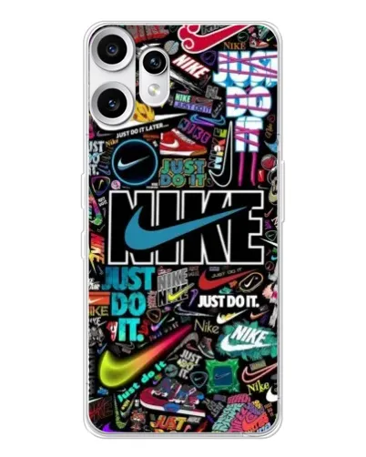 Чехол для Nothing CMF Phone 2 Pro с картинкой «Яркий коллаж Nike» Чехол для Nothing CMF Phone 2 Pro с картинкой «Яркий коллаж Nike»