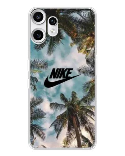Чехол для Nothing CMF Phone 2 Pro с картинкой «Тропический принт Nike» Чехол для Nothing CMF Phone 2 Pro с картинкой «Тропический принт Nike»