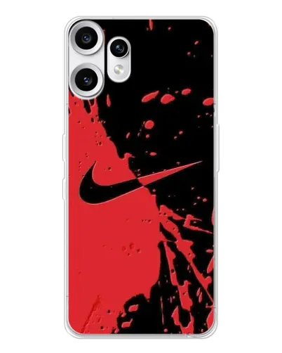 Чехол для Nothing CMF Phone 2 Pro с картинкой «Красные брызги Nike» Чехол для Nothing CMF Phone 2 Pro с картинкой «Красные брызги Nike»