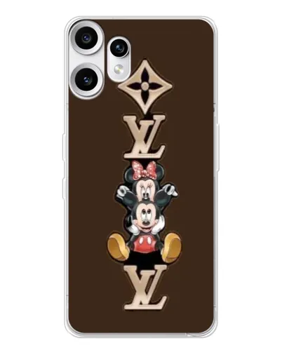 Чехол для Nothing CMF Phone 2 Pro с картинкой «LV и Микки Маус»