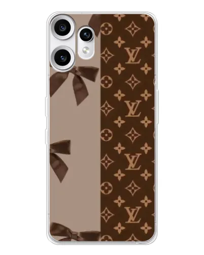 Чехол для Nothing CMF Phone 2 Pro с картинкой «Louis Vuitton — банты»