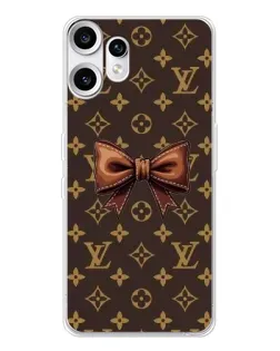 Чехол для Nothing CMF Phone 2 Pro с картинкой «LV с бантом»