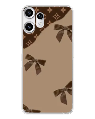 Чехол для Nothing CMF Phone 2 Pro с картинкой «LV — кофейный атлас»