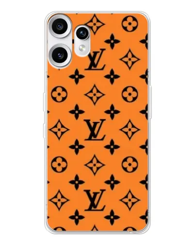 Чехол для Nothing CMF Phone 2 Pro с картинкой «Оранжевый стиль LV»