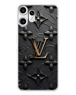 Чехол для Nothing CMF Phone 2 Pro с картинкой «Кожаная текстура LV»