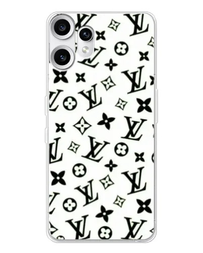 Чехол для Nothing CMF Phone 2 Pro с картинкой «Монохромный хаос LV»