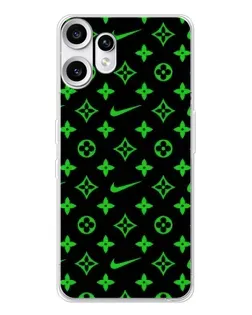 Чехол для Nothing CMF Phone 2 Pro с картинкой «Неоновый принт LV»