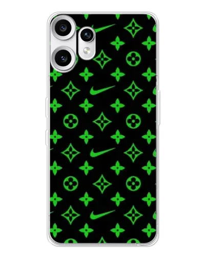 Чехол для Nothing CMF Phone 2 Pro с картинкой «Неоновый принт LV»