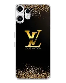 Чехол для Nothing CMF Phone 2 Pro с картинкой «LV — золотые искры»