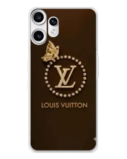 Чехол для Nothing CMF Phone 2 Pro с картинкой «LV — золотая печать»