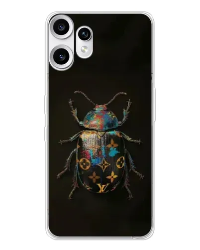 Чехол для Nothing CMF Phone 2 Pro с картинкой «LV — мраморный принт»