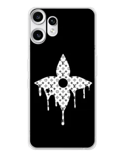 Чехол для Nothing CMF Phone 2 Pro с картинкой «Цветочная монограмма»