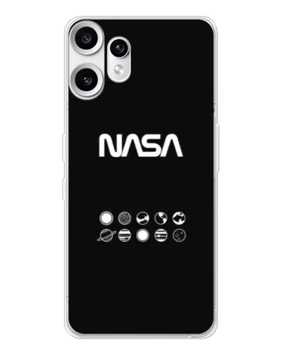 Чехол для Nothing CMF Phone 2 Pro с картинкой «NASA — технический принт» Чехол для Nothing CMF Phone 2 Pro с картинкой «NASA — технический принт»