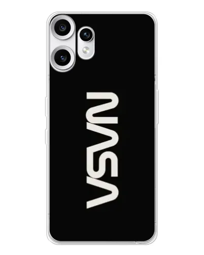 Чехол для Nothing CMF Phone 2 Pro с картинкой «NASA — вертикальный логотип» Чехол для Nothing CMF Phone 2 Pro с картинкой «NASA — вертикальный логотип»
