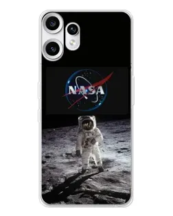 Чехол для Nothing CMF Phone 2 Pro с картинкой «Астронавт на Луне»