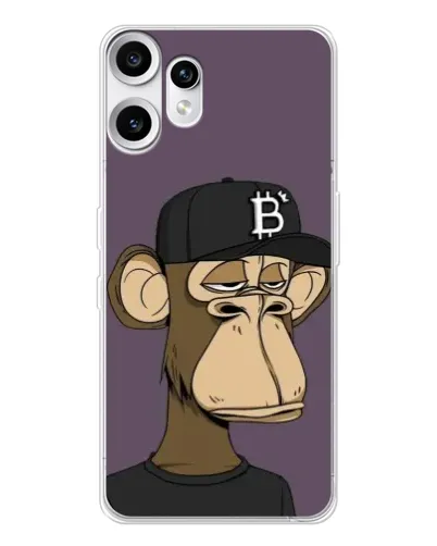 Чехол для Nothing CMF Phone 2 Pro с картинкой «Bored Ape в кепке»