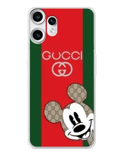 Чохол для Nothing CMF Phone 2 Pro з картинкою «Gucci — смуги та Міккі»