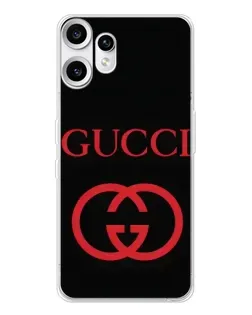 Чохол для Nothing CMF Phone 2 Pro з картинкою «Gucci — червоний логотип»