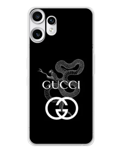 Чехол для Nothing CMF Phone 2 Pro с картинкой «Gucci — серебряная змея» Чехол для Nothing CMF Phone 2 Pro с картинкой «Gucci — серебряная змея»