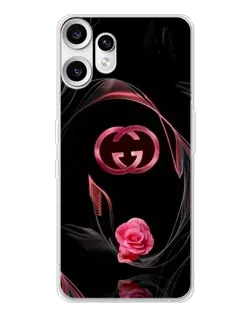 Чохол для Nothing CMF Phone 2 Pro з картинкою «Gucci — неонова троянда»