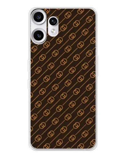 Чехол для Nothing CMF Phone 2 Pro с картинкой «Gucci — золотые диагонали» Чехол для Nothing CMF Phone 2 Pro с картинкой «Gucci — золотые диагонали»