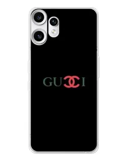 Чохол для Nothing CMF Phone 2 Pro з картинкою «Gucci — червоний градієнт»