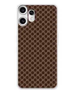 Чохол для Nothing CMF Phone 2 Pro з картинкою «Gucci — шоколадна сітка»