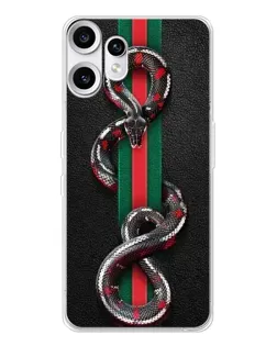 Чохол для Nothing CMF Phone 2 Pro з картинкою «Gucci — змія на смузі»