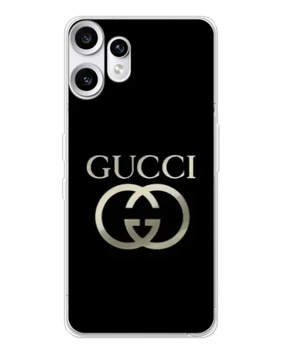 Чехол для Nothing CMF Phone 2 Pro с картинкой «Gucci — золото на черном» Чехол для Nothing CMF Phone 2 Pro с картинкой «Gucci — золото на черном»