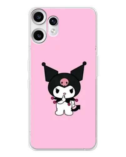 Чохол для Nothing CMF Phone 2 Pro з картинкою «Kuromi — рожева ніжність»