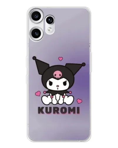 Чохол для Nothing CMF Phone 2 Pro з картинкою «Kuromi — фіолетовий арт»