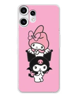 Чохол для Nothing CMF Phone 2 Pro з картинкою «My Melody та Kuromi» Чохол для Nothing CMF Phone 2 Pro з картинкою «My Melody та Kuromi»