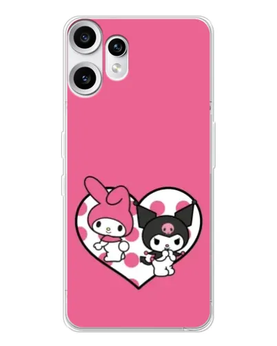 Чохол для Nothing CMF Phone 2 Pro з картинкою «Kuromi та My Melody»