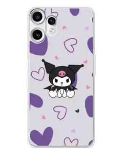 Чохол для Nothing CMF Phone 2 Pro з картинкою «Kuromi та лавандові серця» Чохол для Nothing CMF Phone 2 Pro з картинкою «Kuromi та лавандові серця»