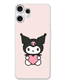 Чохол для Nothing CMF Phone 2 Pro з картинкою «Kuromi та серце» Чохол для Nothing CMF Phone 2 Pro з картинкою «Kuromi та серце»