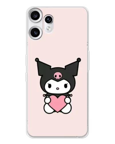Чохол для Nothing CMF Phone 2 Pro з картинкою «Kuromi та серце»