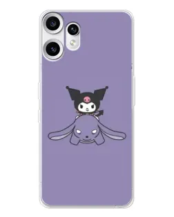 Чохол для Nothing CMF Phone 2 Pro з картинкою «Kuromi на ліловому фоні» Чохол для Nothing CMF Phone 2 Pro з картинкою «Kuromi на ліловому фоні»