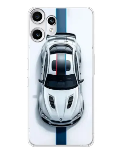 Чехол для Nothing CMF Phone 2 Pro с картинкой «Вид сверху — BMW M»