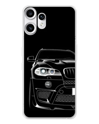 Чехол для Nothing CMF Phone 2 Pro с картинкой «Темный силуэт BMW»