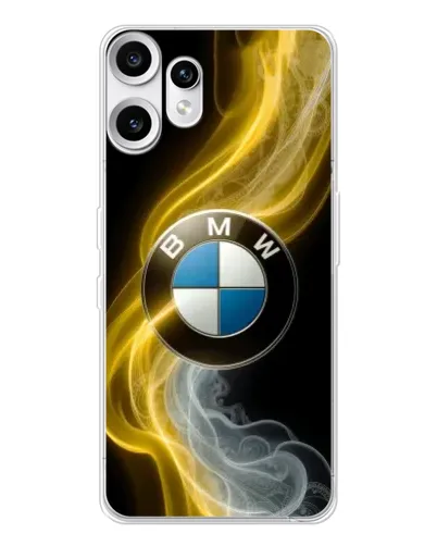 Чехол для Nothing CMF Phone 2 Pro с картинкой «Золотистый дым BMW»
