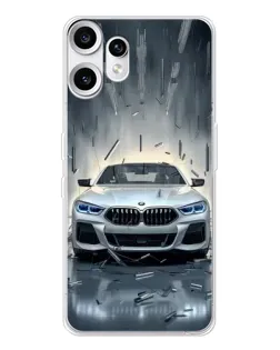 Чохол для Nothing CMF Phone 2 Pro з картинкою «BMW у світлі фар» Чохол для Nothing CMF Phone 2 Pro з картинкою «BMW у світлі фар»