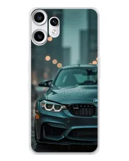 Чохол для Nothing CMF Phone 2 Pro з картинкою «BMW у вогнях міста» Чохол для Nothing CMF Phone 2 Pro з картинкою «BMW у вогнях міста»
