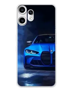Чохол для Nothing CMF Phone 2 Pro з картинкою «Блакитна BMW M4» Чохол для Nothing CMF Phone 2 Pro з картинкою «Блакитна BMW M4»
