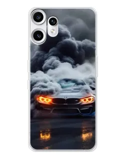 Чохол для Nothing CMF Phone 2 Pro з картинкою «BMW у диму» Чохол для Nothing CMF Phone 2 Pro з картинкою «BMW у диму»