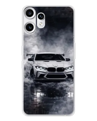 Чехол для Nothing CMF Phone 2 Pro с картинкой «BMW сквозь туман»