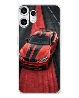 Чохол для Nothing CMF Phone 2 Pro з картинкою «BMW на червоній доріжці» Чохол для Nothing CMF Phone 2 Pro з картинкою «BMW на червоній доріжці»